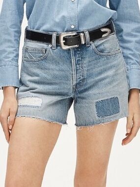 NWT J.Crew Denim Short w Fray Hem